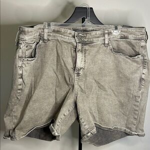 Torrid Gray Vintage Stretch Shorts